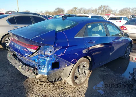 2024 Hyundai Elantra Limited z USA, uszkodzony, nr VIN KMHLP4DG8RU682294